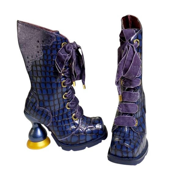 Irregular Choice Shoes - NEW Irregular Choice Women's Dark Tower Royal Blue 6.5